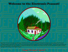 Tablet Screenshot of electronicpeasant.com